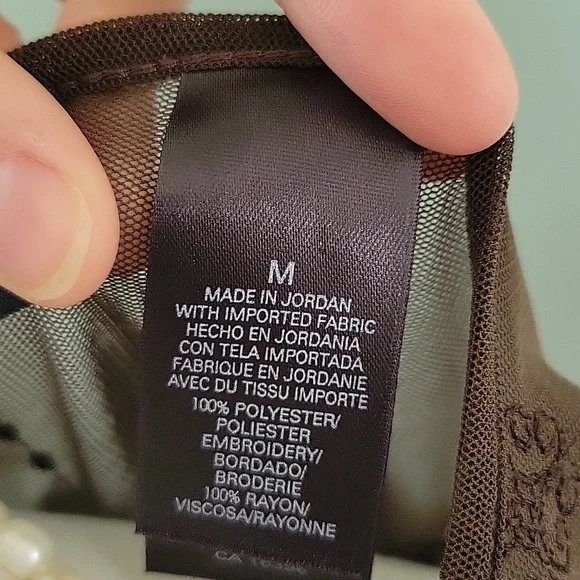 Axcess Y2K Vintage Sheer Lace Blouse - Picture 7 of 7